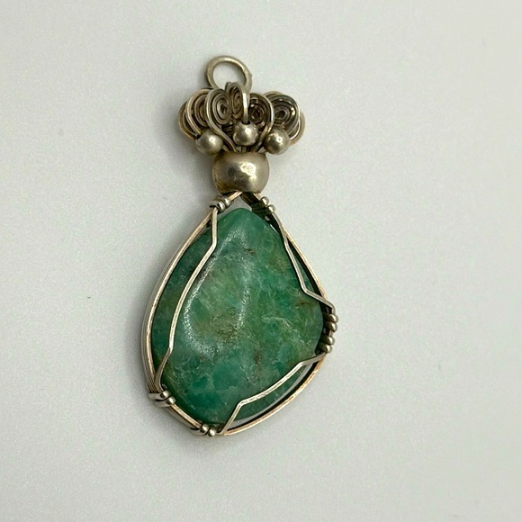 925 silver stone pendant - Picture 1 of 4